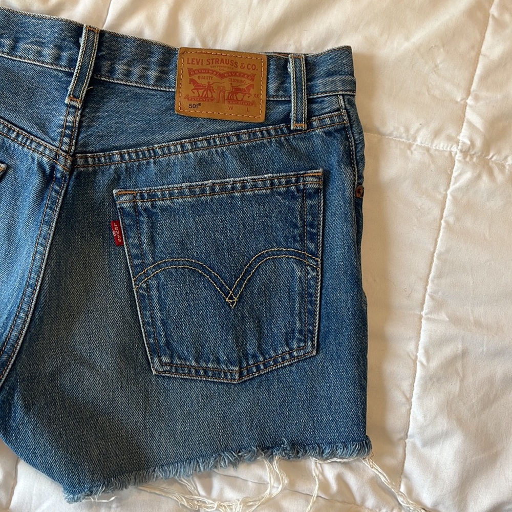 Levi denim shorts